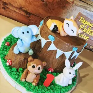 Forest Animals Cake