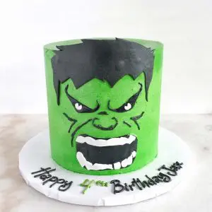 Incredible Hulk Cake