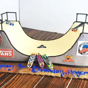 Skateboard Ramp Cake