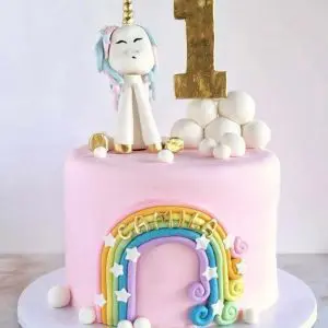 Unicorn Rainbow Cake